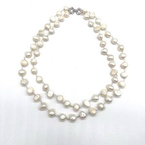 Fresh Water Keshi Pearls Double Strands